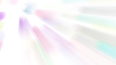 Işık huzmesi yayılır, sürekli hareket eder, parlak ve güzel görünür..