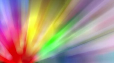 Işık huzmesi yayılır, sürekli hareket eder, parlak ve güzel görünür..