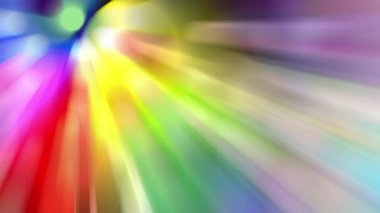 Işık huzmesi yayılır, sürekli hareket eder, parlak ve güzel görünür..