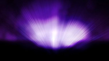 Işık huzmesi yayılır, sürekli hareket eder, parlak ve güzel görünür..