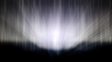 Işık huzmesi yayılır, sürekli hareket eder, parlak ve güzel görünür..