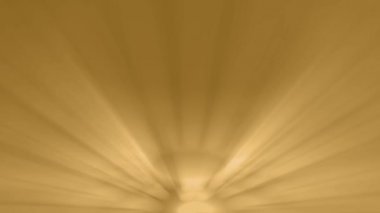 Işık huzmesi yayılır, sürekli hareket eder, parlak ve güzel görünür..