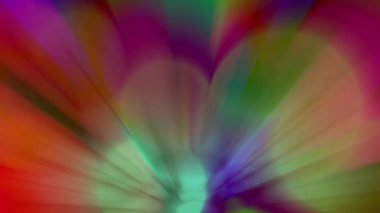 Işık huzmesi yayılır, sürekli hareket eder, parlak ve güzel görünür..