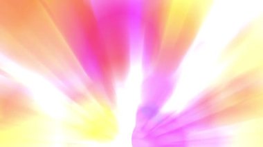 Işık huzmesi yayılır, sürekli hareket eder, parlak ve güzel görünür..