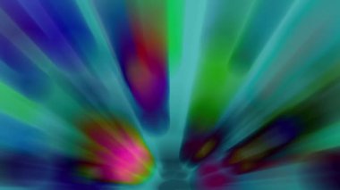 Işık huzmesi yayılır, sürekli hareket eder, parlak ve güzel görünür..