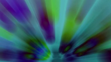 Işık huzmesi yayılır, sürekli hareket eder, parlak ve güzel görünür..