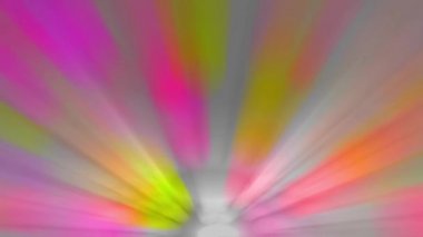 Işık huzmesi yayılır, sürekli hareket eder, parlak ve güzel görünür..