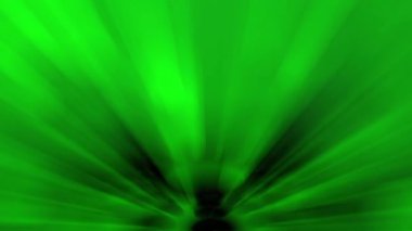 Işık huzmesi yayılır, sürekli hareket eder, parlak ve güzel görünür..