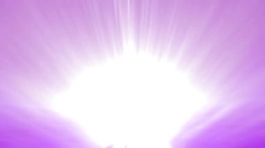 Işık huzmesi yayılır, sürekli hareket eder, parlak ve güzel görünür..