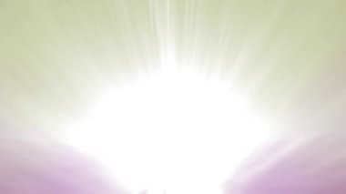 Işık huzmesi yayılır, sürekli hareket eder, parlak ve güzel görünür..