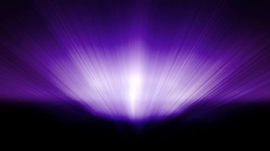 Işık huzmesi yayılır, sürekli hareket eder, parlak ve güzel görünür..