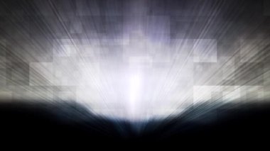 Işık huzmesi yayılır, sürekli hareket eder, parlak ve güzel görünür..