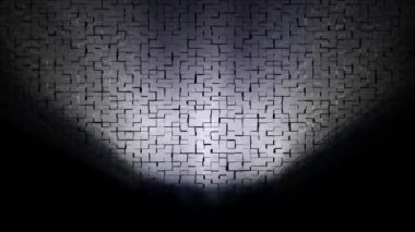 Işık huzmesi yayılır, sürekli hareket eder, parlak ve güzel görünür..