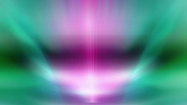 Işık huzmesi yayılır, sürekli hareket eder, parlak ve güzel görünür..