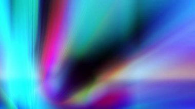 Işık huzmesi yayılır, sürekli hareket eder, parlak ve güzel görünür..