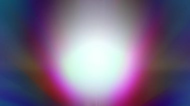 Işık huzmesi yayılır, sürekli hareket eder, parlak ve güzel görünür..