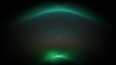 Işık huzmesi yayılır, sürekli hareket eder, parlak ve güzel görünür..