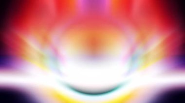 Işık huzmesi yayılır, sürekli hareket eder, parlak ve güzel görünür..