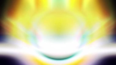 Işık huzmesi yayılır, sürekli hareket eder, parlak ve güzel görünür..