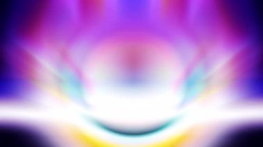 Işık huzmesi yayılır, sürekli hareket eder, parlak ve güzel görünür..