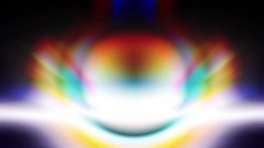 Işık huzmesi yayılır, sürekli hareket eder, parlak ve güzel görünür..