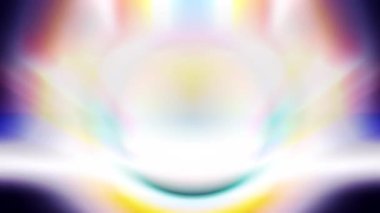 Işık huzmesi yayılır, sürekli hareket eder, parlak ve güzel görünür..