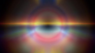 Işık huzmesi yayılır, sürekli hareket eder, parlak ve güzel görünür..