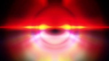 Işık huzmesi yayılır, sürekli hareket eder, parlak ve güzel görünür..