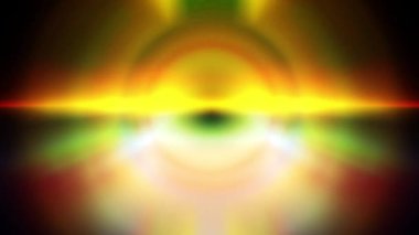 Işık huzmesi yayılır, sürekli hareket eder, parlak ve güzel görünür..