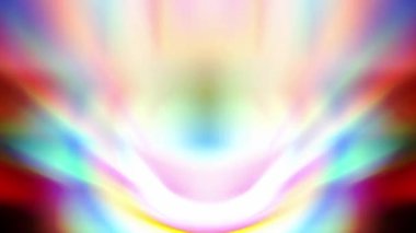 Işık huzmesi yayılır, sürekli hareket eder, parlak ve güzel görünür..