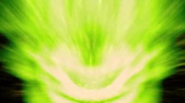 Işık huzmesi yayılır, sürekli hareket eder, parlak ve güzel görünür..