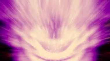 Işık huzmesi yayılır, sürekli hareket eder, parlak ve güzel görünür..