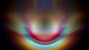 Işık huzmesi yayılır, sürekli hareket eder, parlak ve güzel görünür..