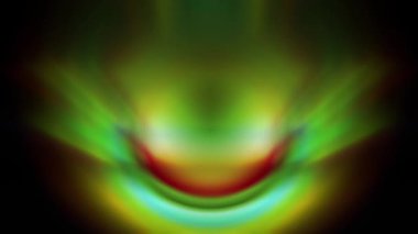 Işık huzmesi yayılır, sürekli hareket eder, parlak ve güzel görünür..