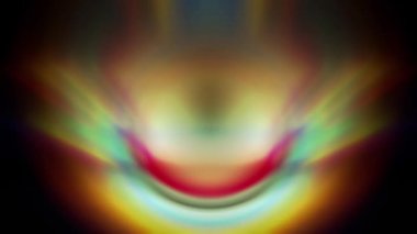 Işık huzmesi yayılır, sürekli hareket eder, parlak ve güzel görünür..