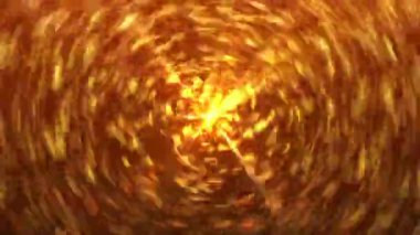 Işın sürekli hareket ediyor, parlak ve güzel görünüyor..