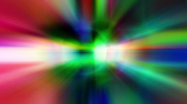 Işın sürekli hareket ediyor, parlak ve güzel görünüyor..