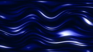 Kıvrımlı dalgalı yüzey sürekli ışığa yansıyor..