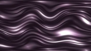 Kıvrımlı dalgalı yüzey sürekli ışığa yansıyor..