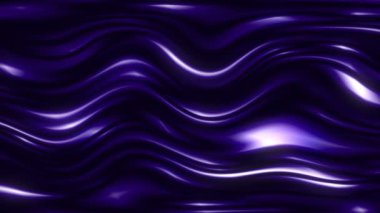 Kıvrımlı dalgalı yüzey sürekli ışığa yansıyor..