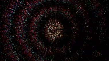 Parlak ışık tüm bölgeye yayılır, parlak ve güzel görünür..