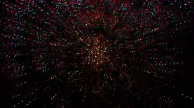 Parlak ışık tüm bölgeye yayılır, parlak ve güzel görünür..