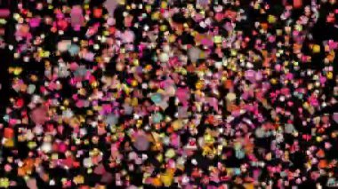 Bölgenin üzerinde sayısız küçük yuvarlak top uçuşuyordu..