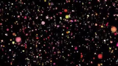 Bölgenin üzerinde sayısız küçük yuvarlak top uçuşuyordu..