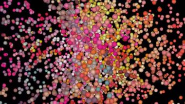 Bölgenin üzerinde sayısız küçük yuvarlak top uçuşuyordu..