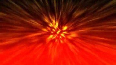 Merkezden sürekli yayılan bir ışık demeti.