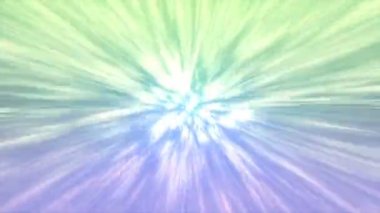 Merkezden sürekli yayılan bir ışık demeti.