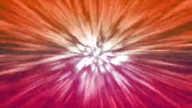 Merkezden sürekli yayılan bir ışık demeti.