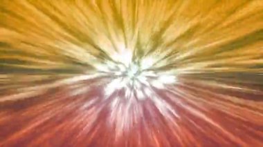 Merkezden sürekli yayılan bir ışık demeti.