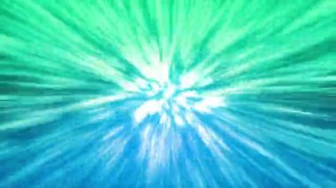 Merkezden sürekli yayılan bir ışık demeti.